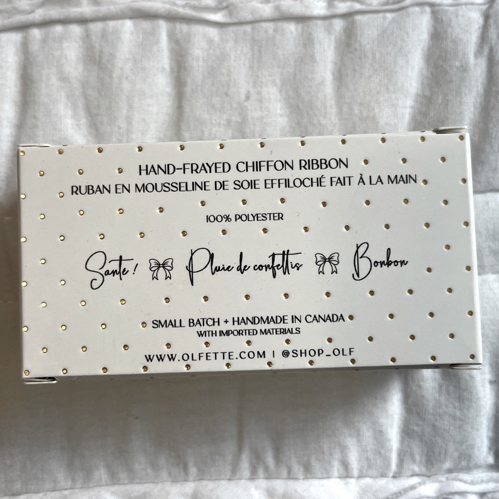 OLF x Jilly Box Hand-Frayed Ribbon - Picture 3 of 6